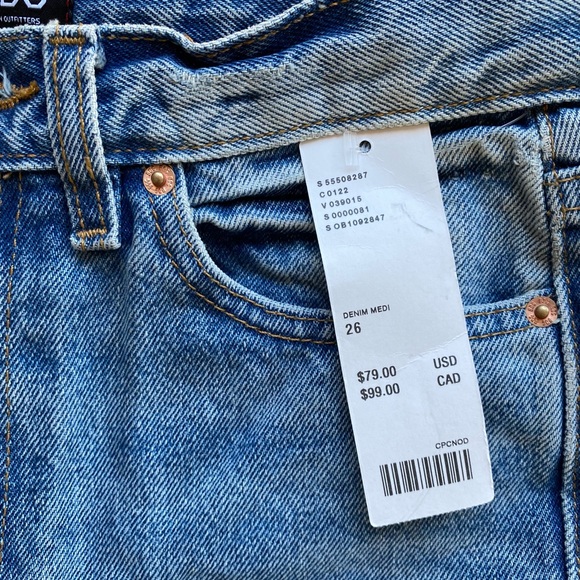 BDG Urban Outfitters Slim Straight Denim Medi - Picture 7 of 7